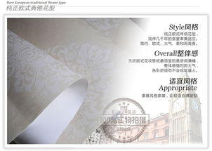 簡(jiǎn)歐風(fēng)植絨工藝無紡布電視背景墻紙 打造高端視覺焦點(diǎn)